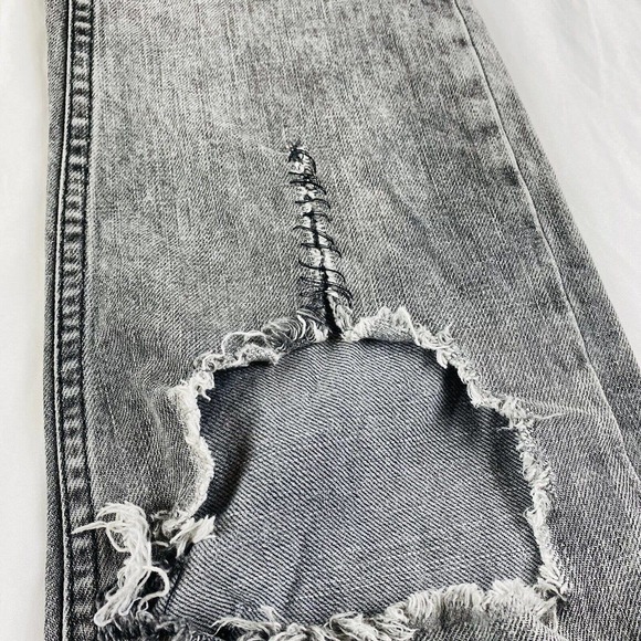 Scotch & Soda Dean Gray Heavily Distressed Mens Jeans Size 31x32 Excellent - Picture 6 of 7